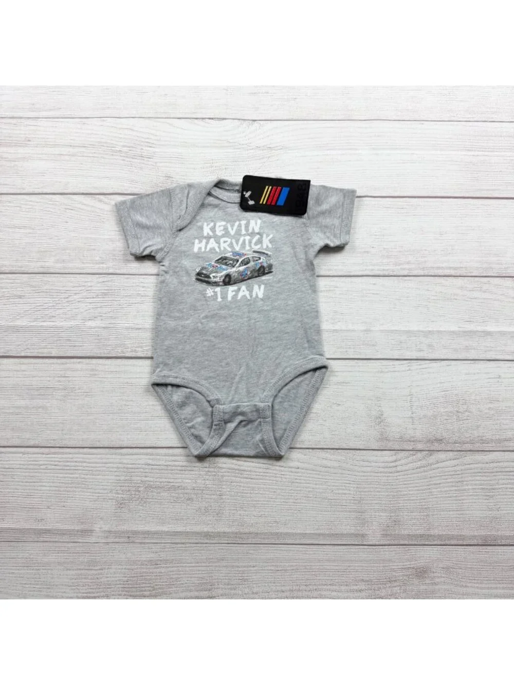 NASCAR Kevin Harvick Bodysuit Short Sleeve Stewart-Haas Racing NWT 9-12 Months